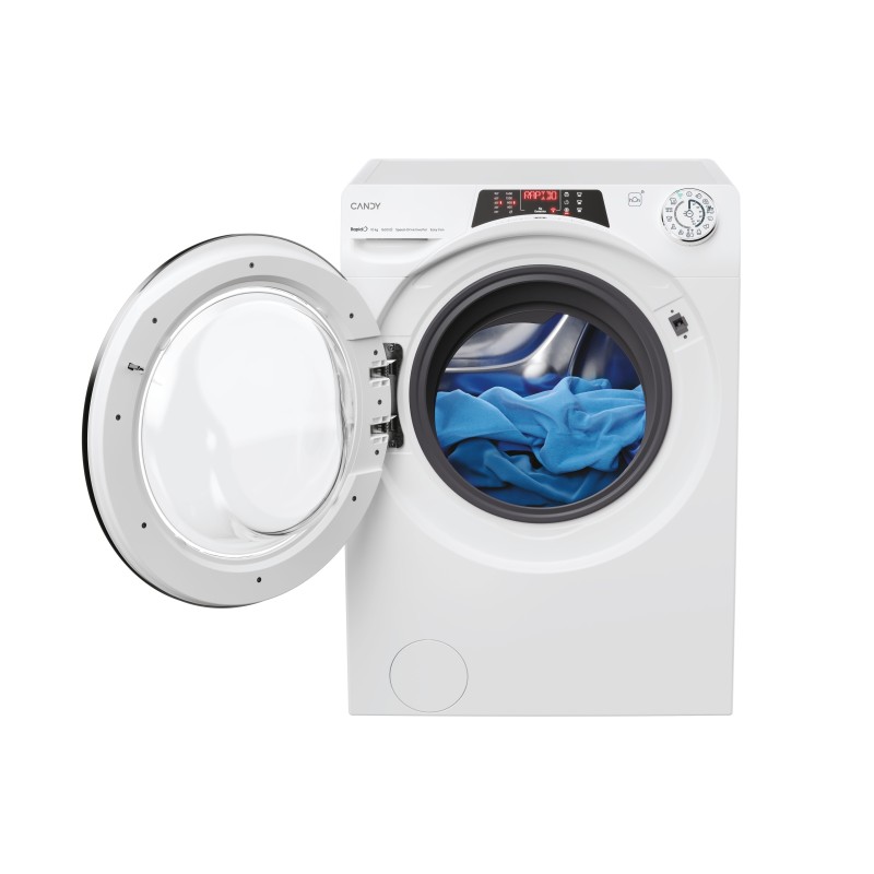 Candy RapidÓ RO16106DWMCT 1-S lavadora Carga frontal 10 kg 1600 RPM Blanco