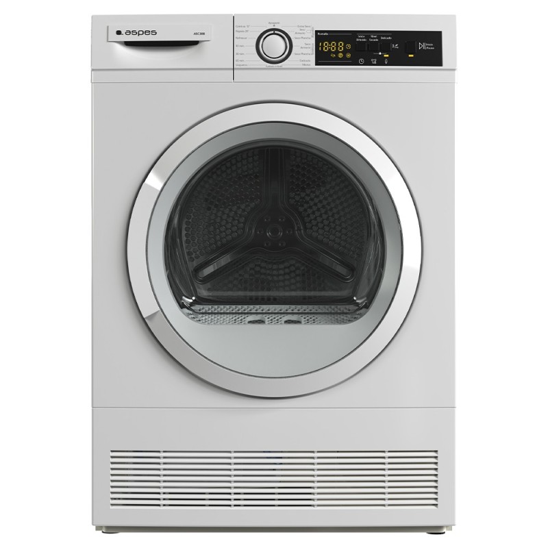 Secadora Aspes ASC38B,  CONDENSACION 8KG CLASE B I