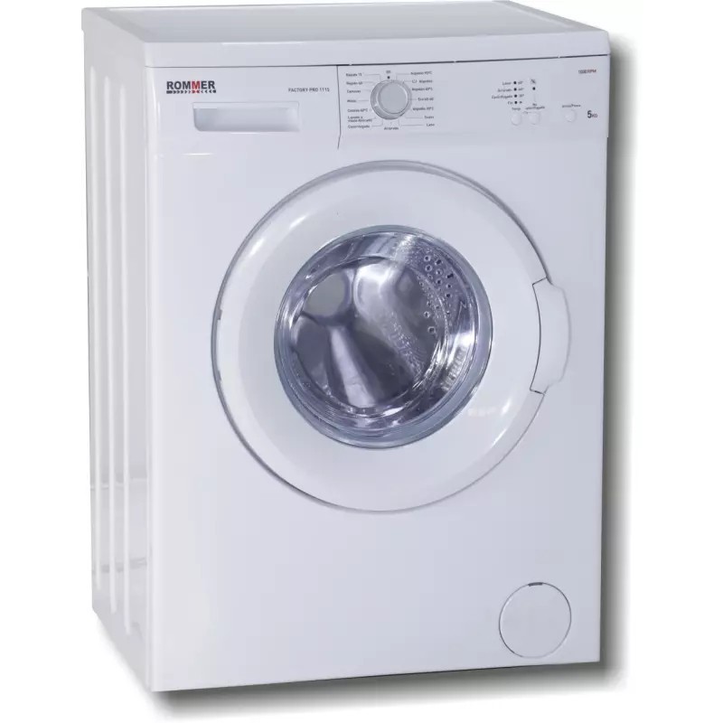Lavadora Rommer FACTORYPRO1115A++, 5Kg, 1000 rpm,
