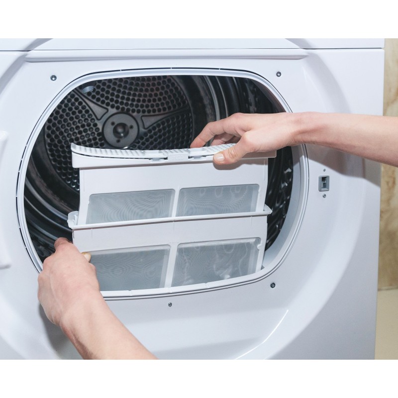Candy Smart CSE V8LF-S secadora Independiente Carga frontal 8 kg C Blanco