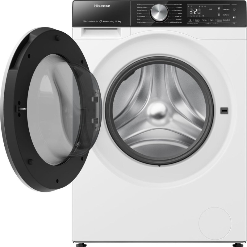 Hisense WF5S1045BW lavadora Carga frontal 10,5 kg 1400 RPM Blanco