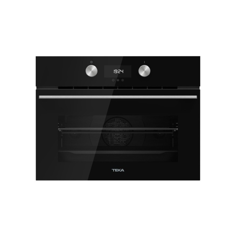 Horno + MicroTeka HLC 8440 CRISTAL NEGRO
