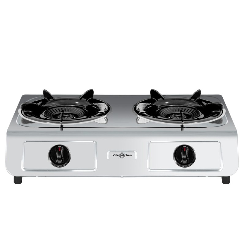 Hornillo Gas Vitrokitchen 265IB, 2 Fgos. (Triple)