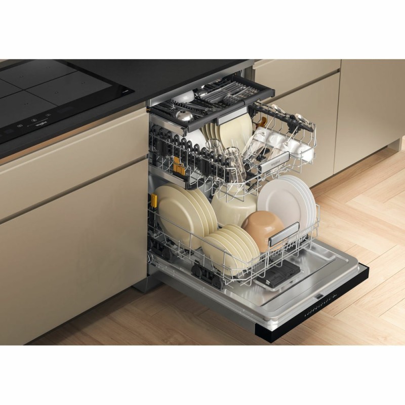 Lavavajillas Whirlpool W7FHP43X,  INOX ,