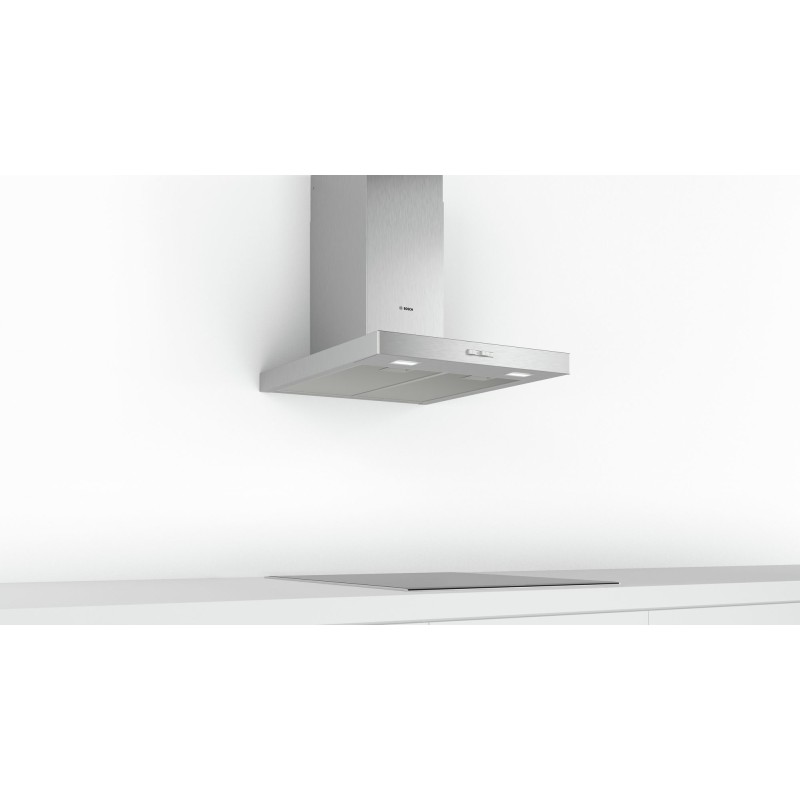 Bosch Serie 2 DWB66BC50 campana De pared Acero inoxidable 590 m³ h A