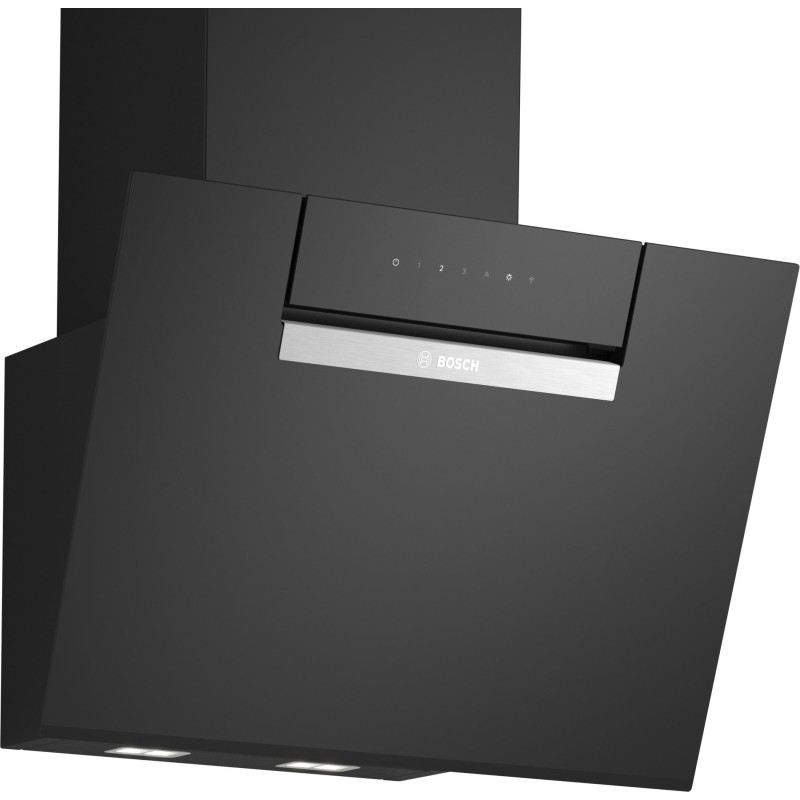 Bosch DWK67FN60 campana De pared Negro 768 m³ h A+