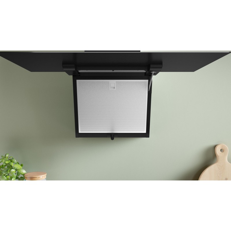 Bosch DWK67FN60 campana De pared Negro 768 m³ h A+