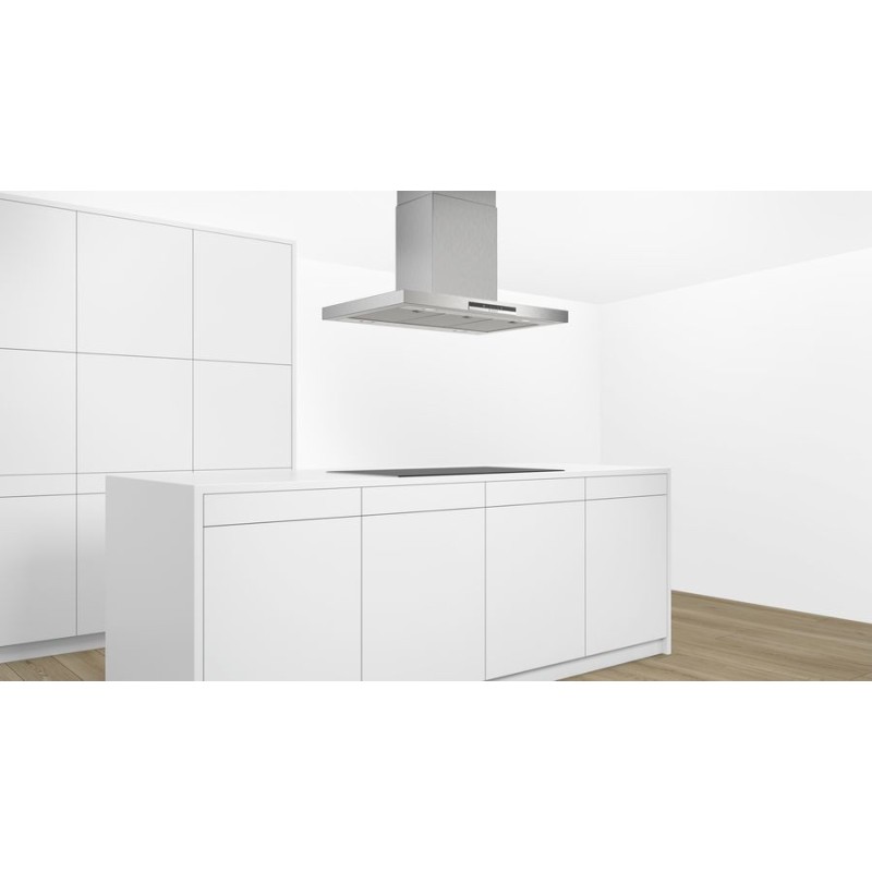 Bosch Serie 4 DIB97IM50 campana Isla Acero inoxidable 754 m³ h B