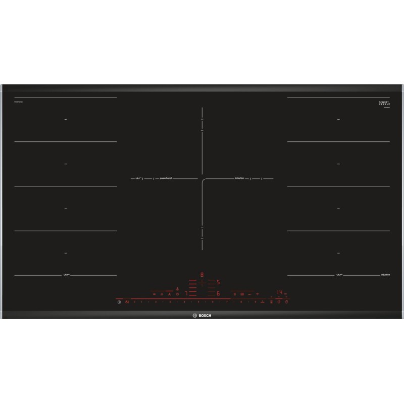 Bosch Serie 8 PXV975DV1E hobs Negro Integrado Con placa de inducción 5 zona(s)