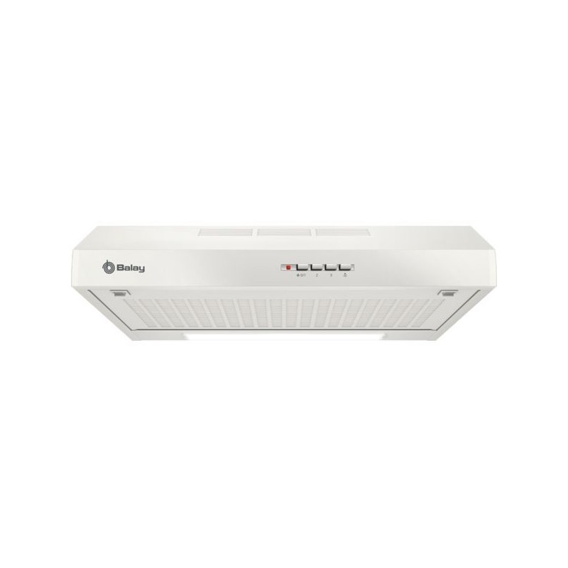 Balay 3BH262MBX campana De techo Blanco 250 m³ h D