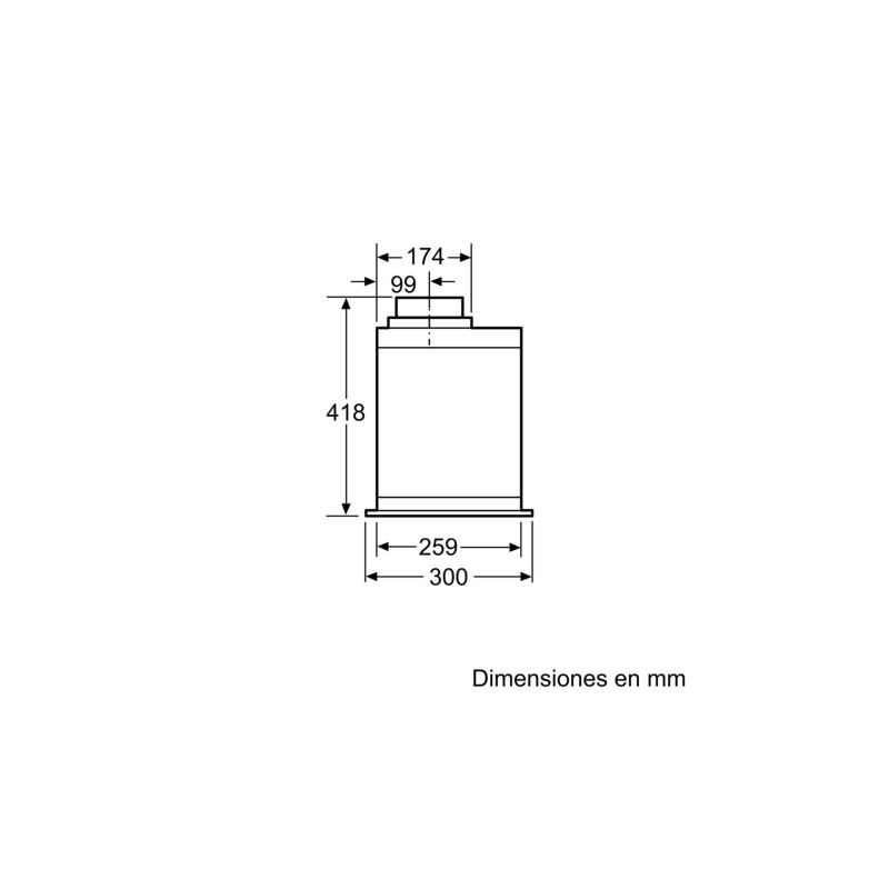 Balay 3BF277EX campana Encastrada Acero inoxidable 730 m³ h C