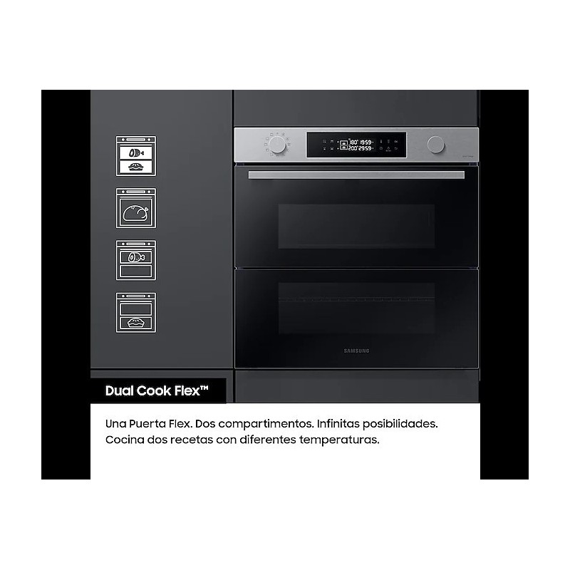 Horno Samsung NV7B4530ZASU1, A+, 76 Litr