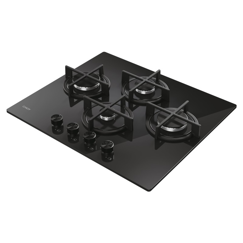 Placa Candy CSG6DTB, Gas, 60cm, 4 fuegos