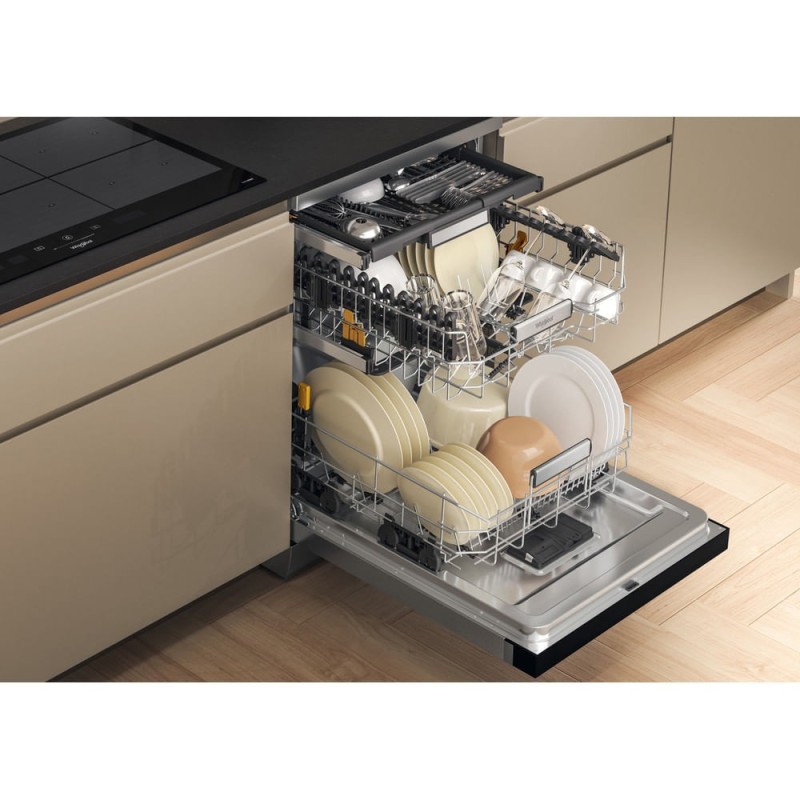 Lavavajillas Whirlpool W7FHS51X,  INOX ,