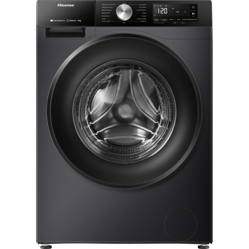 Lavadora Hisense WF3S9043BB3, A, 9 Kg, N