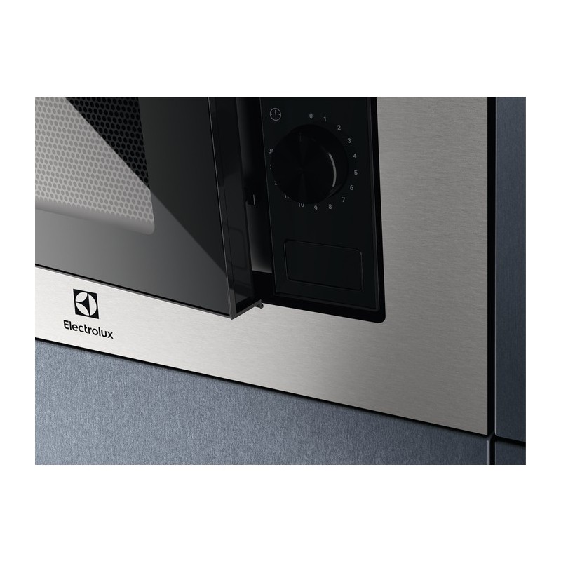 Electrolux KMSE173MMX Integrado Solo microondas 17 L 700 W Negro, Acero inoxidable