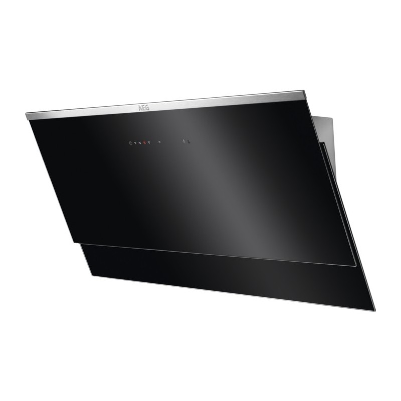 AEG DVE5971HG De pared Negro, Acero inoxidable 400 m³ h A