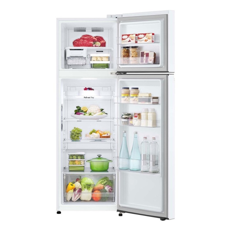 Frig 2p LG GTBV20SWGKD, 168 x 55 cm, Bla