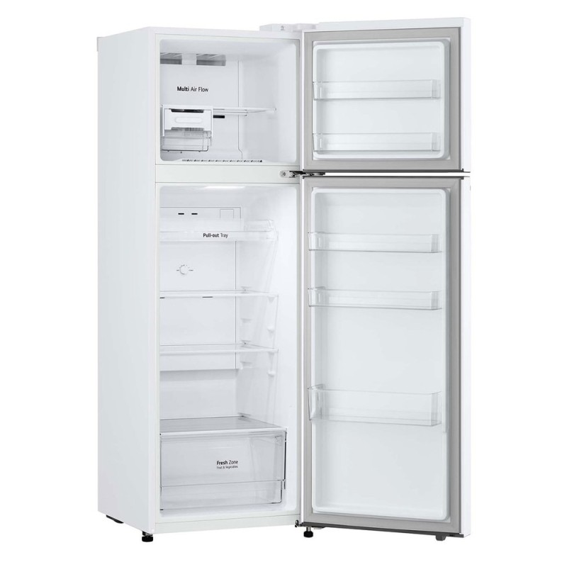 Frig 2p LG GTBV20SWGKD, 168 x 55 cm, Bla