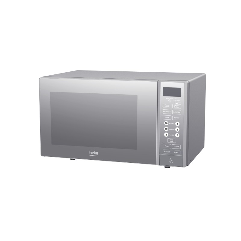 Beko MGF23330S Encimera Microondas con grill 23 L 900 W Plata
