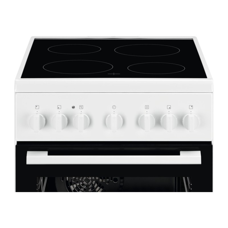 Electrolux LKR500066W Cocina independiente Eléctrico Cerámico Negro, Blanco A