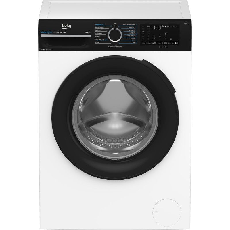 Beko b300 BM3WFU41041W lavadora Carga frontal 10 kg 1400 RPM Negro, Blanco