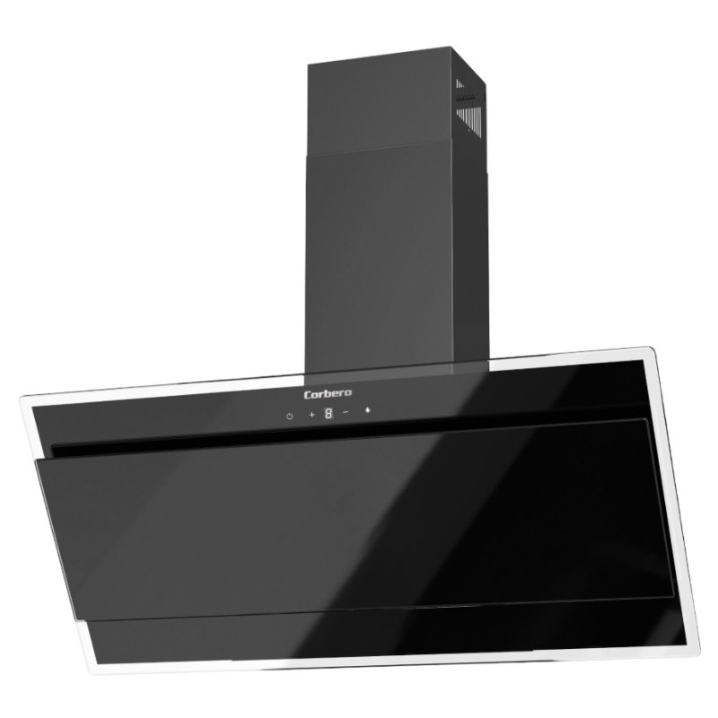 Campana Decorativa,  Cristal Negro 90 cm