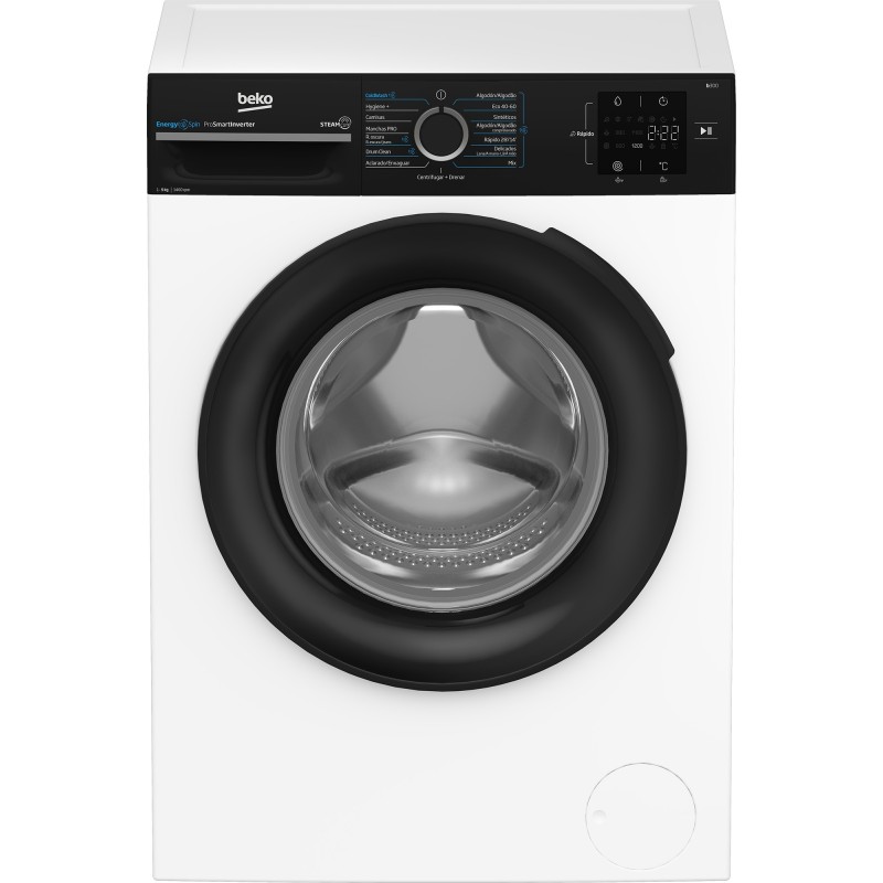 Beko b300 BM3WFSU39413 lavadora Carga frontal 9 kg 1400 RPM Negro, Blanco
