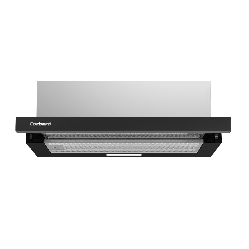 Corbero VINSON635B campana Encastrada Negro 372,5 m³ h A