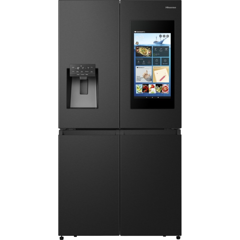 Hisense RQ760N4IFE nevera puerta lado a lado Independiente 577 L E Negro