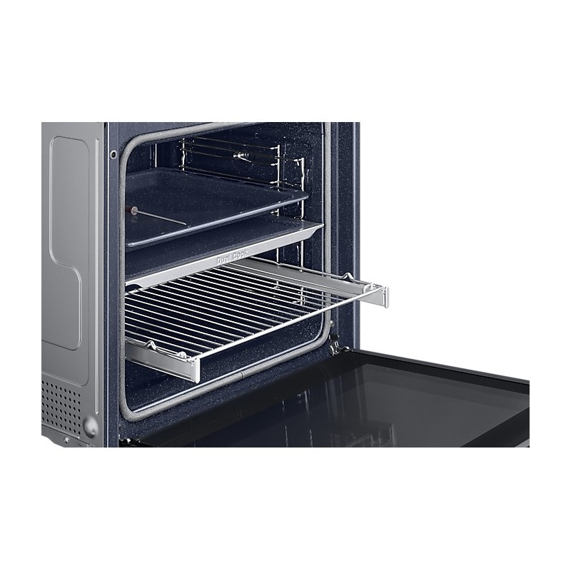 Samsung Horno Pirolítico 76L Multifunción Dual Cook acero inoxidable Clasificación Energética A+ NV7B4430YAS U1