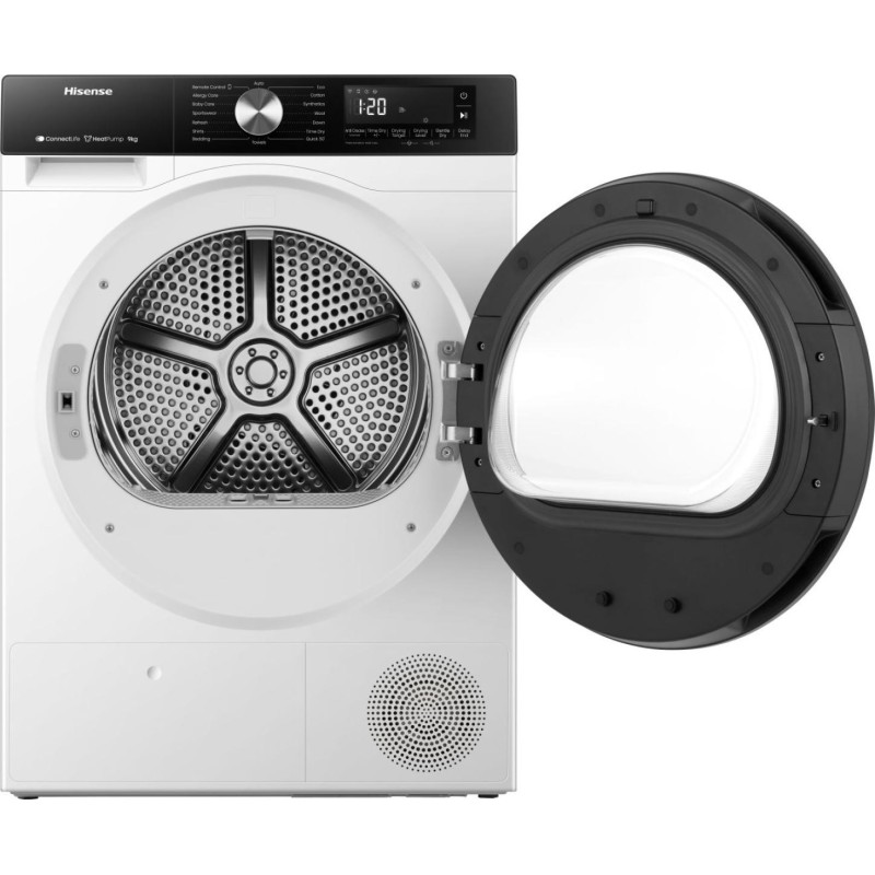 Hisense DH3S902BW3 secadora Independiente Carga frontal 9 kg A+++ Blanco