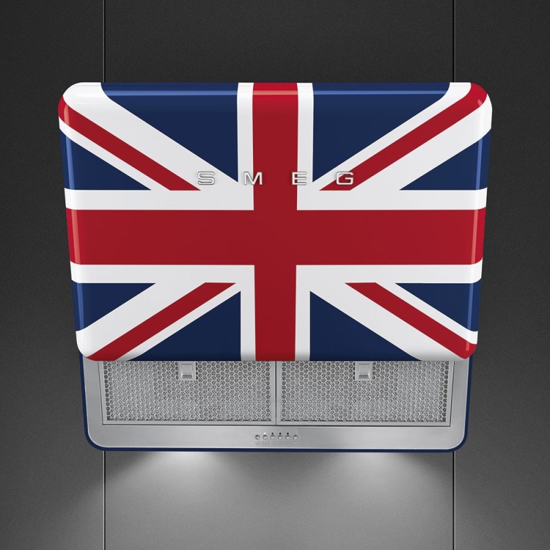 Campana Smeg KFAB75UJ, Inclinada, Materi