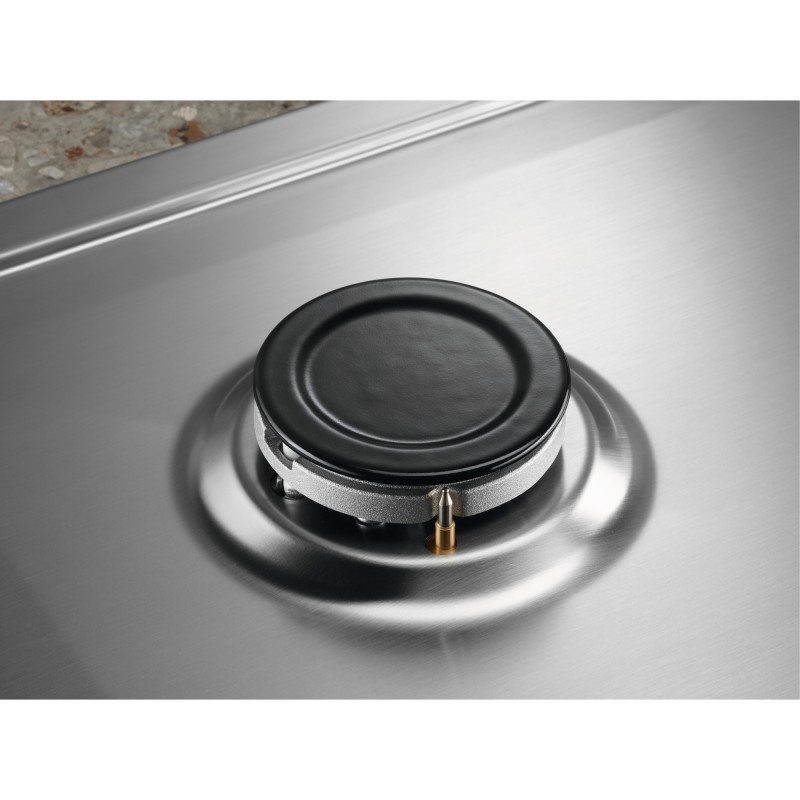 Electrolux KGS6404SX hobs Acero inoxidable Integrado 55 cm Encimera de gas 4 zona(s)