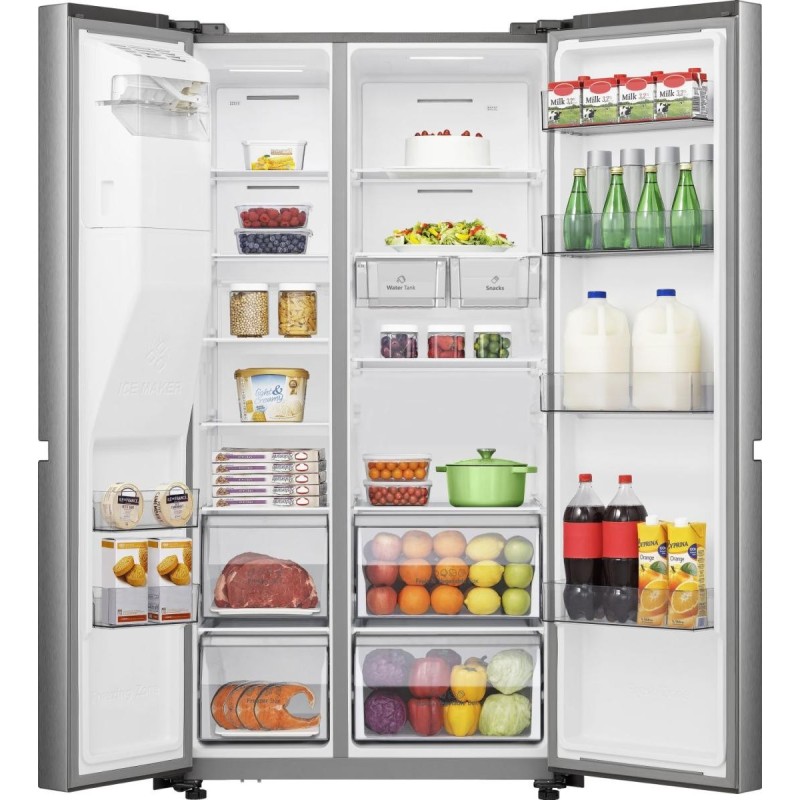 Americano Hisense RS818N4TIE1,  Side By