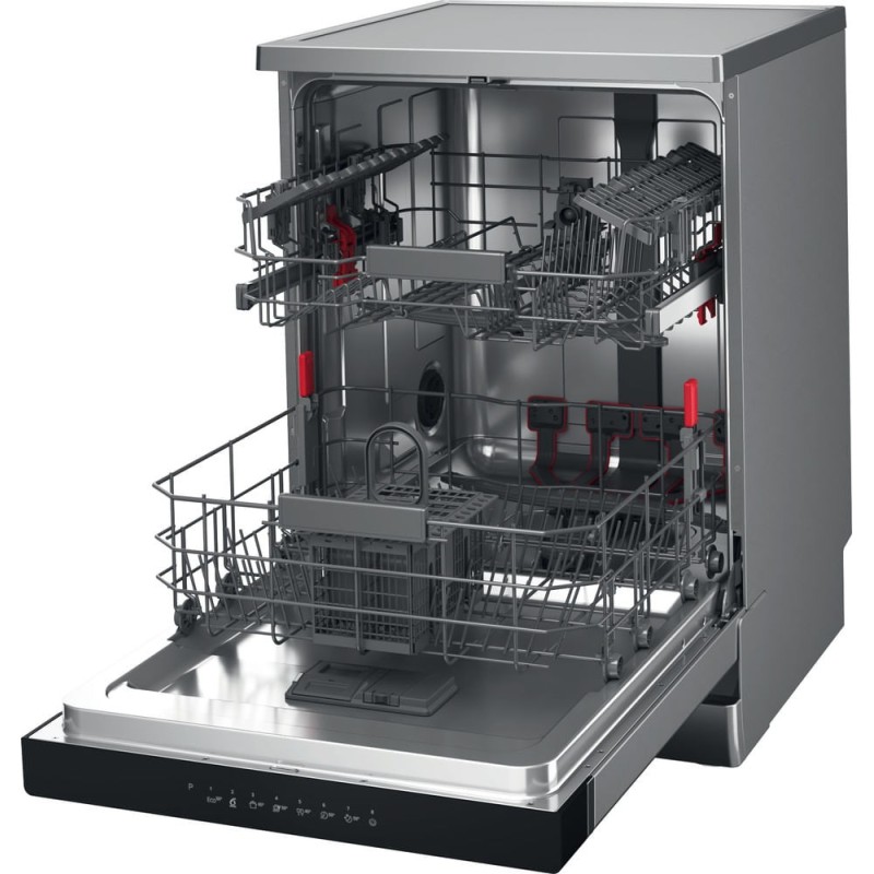 Lavavajillas Whirlpool WFC3C42PX,  INOX 