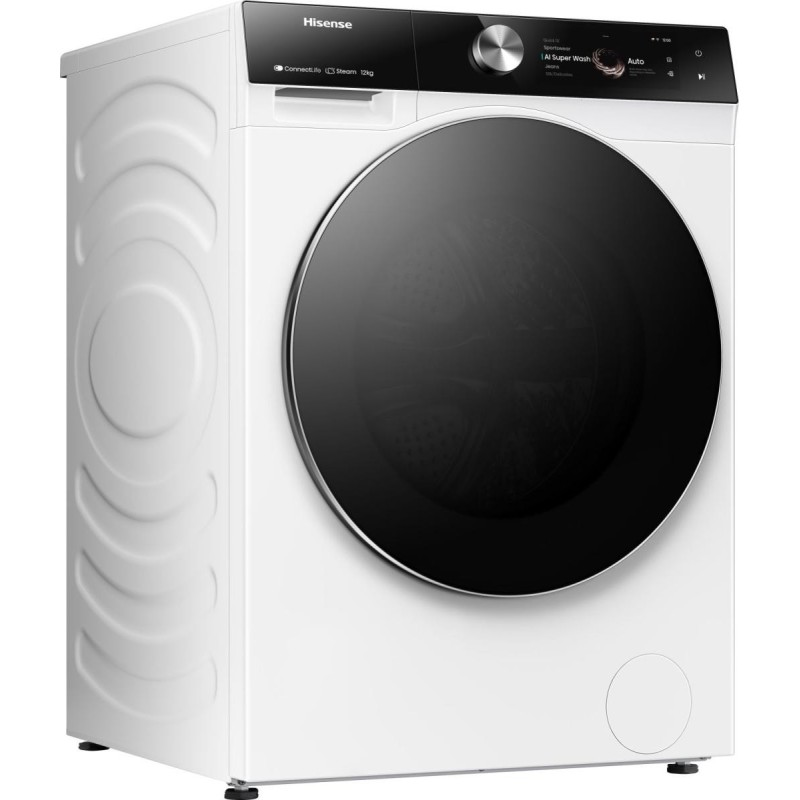 Hisense WF7S1247BW lavadora Carga frontal 12 kg 1400 RPM Blanco
