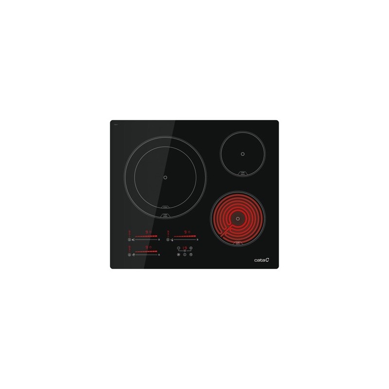 Vitro Cata  TDM 6003 BK, 3 zonas de cocc