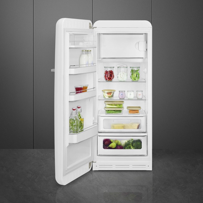 Frig 1p Smeg FAB28LWH6, 50' Style, Venti