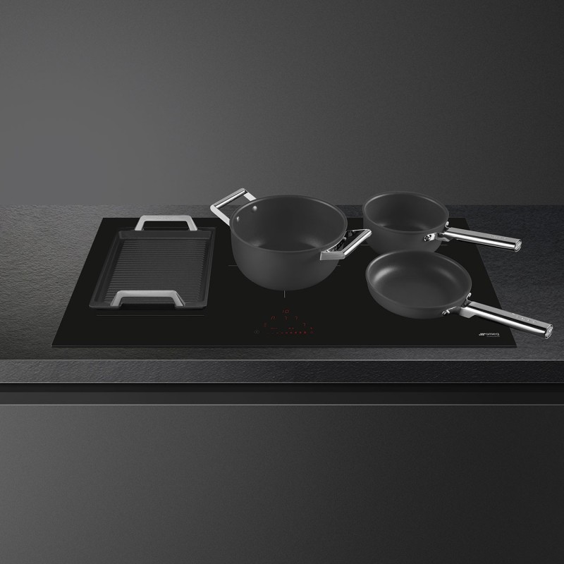 Induccion Smeg SI1M4954D,  Negro, Negro,