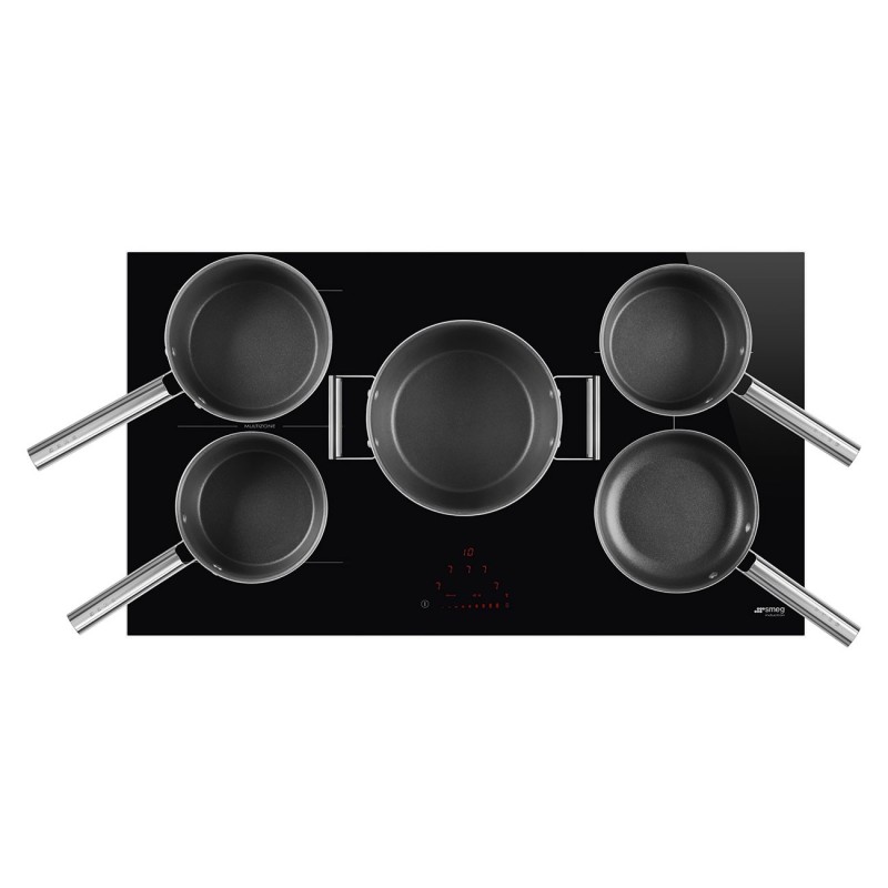 Induccion Smeg SI1M4954D,  Negro, Negro,