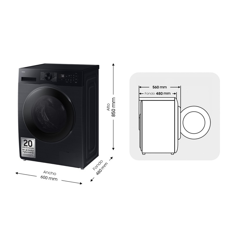 Lavaseca Samsung WD90DG5G34BBEC, A-10% E