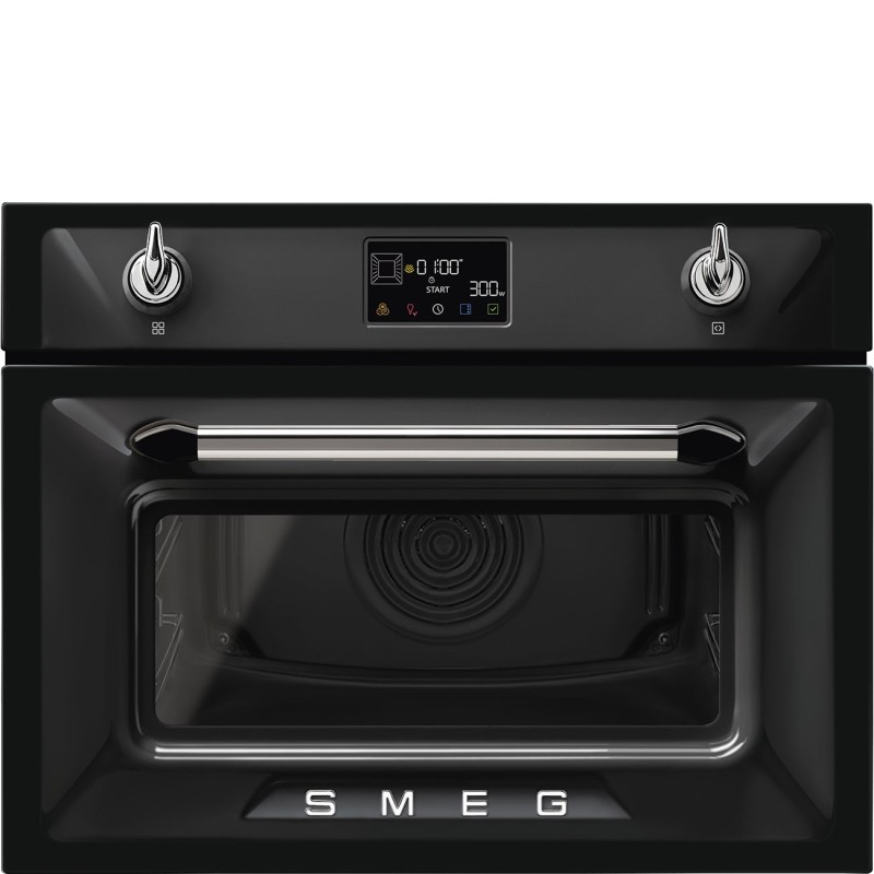 Horno + Micro Smeg SO4902M1N, Victoria, 
