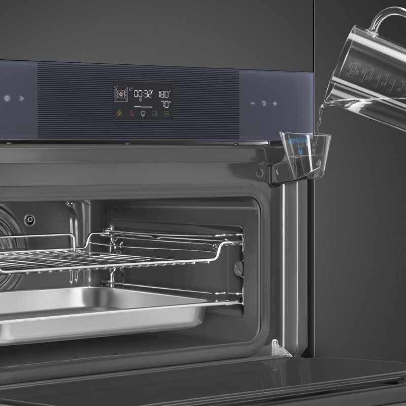 Horno Smeg SO4102S3G, Compacto 45 cm, Lí
