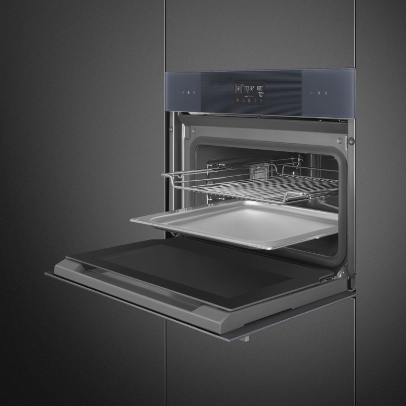 Horno Smeg SO4102S3G, Compacto 45 cm, Lí