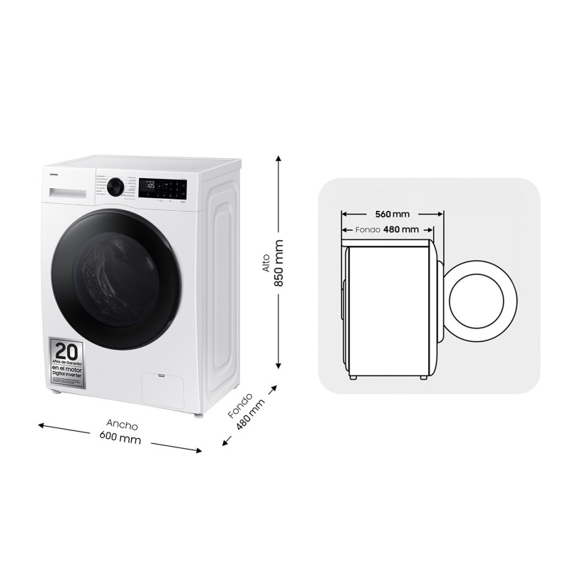 Lavaseca Samsung WD90DG5G34BEEC, A-10% E