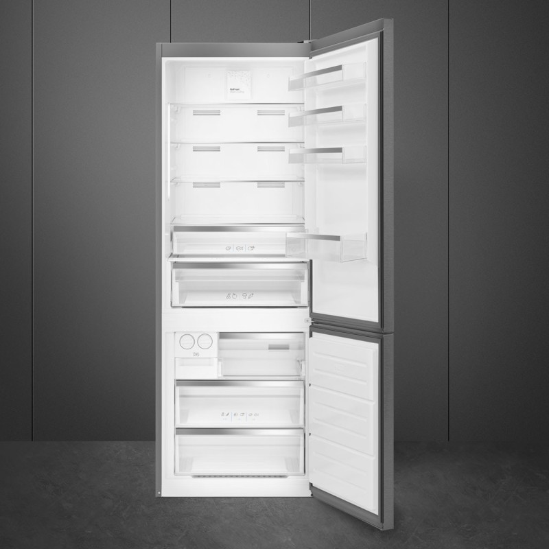 Combi Smeg FC48XNE, ancho 70 cm, Dark In