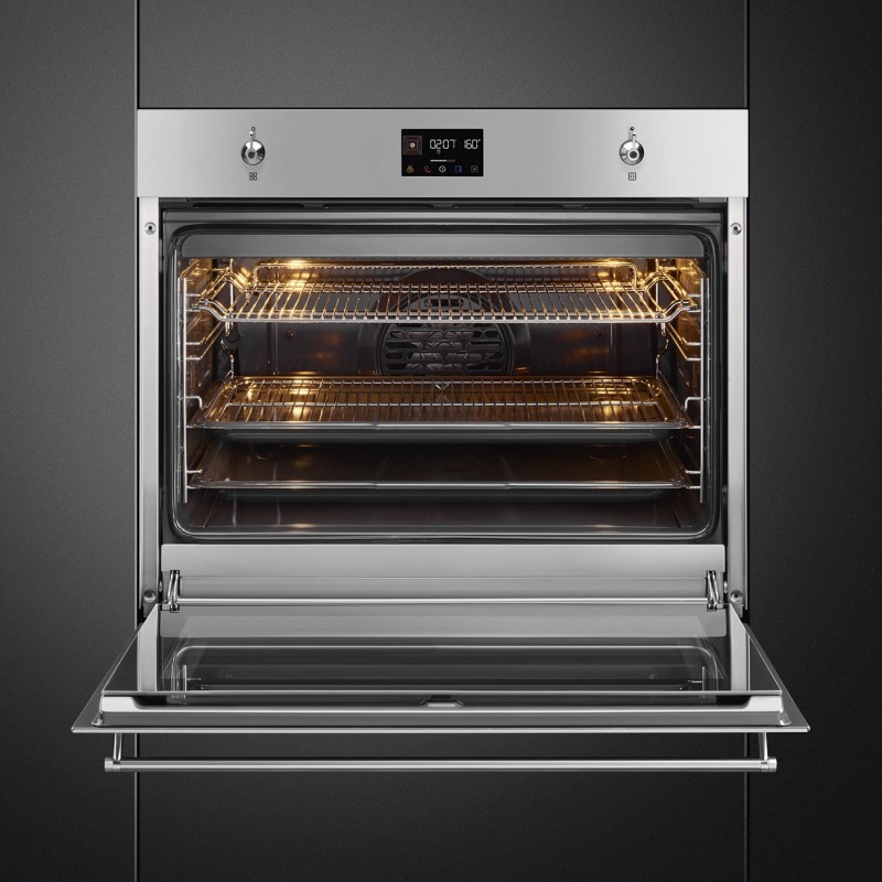 Horno Smeg SF7302TX, 70 cm, Clásica, Ace