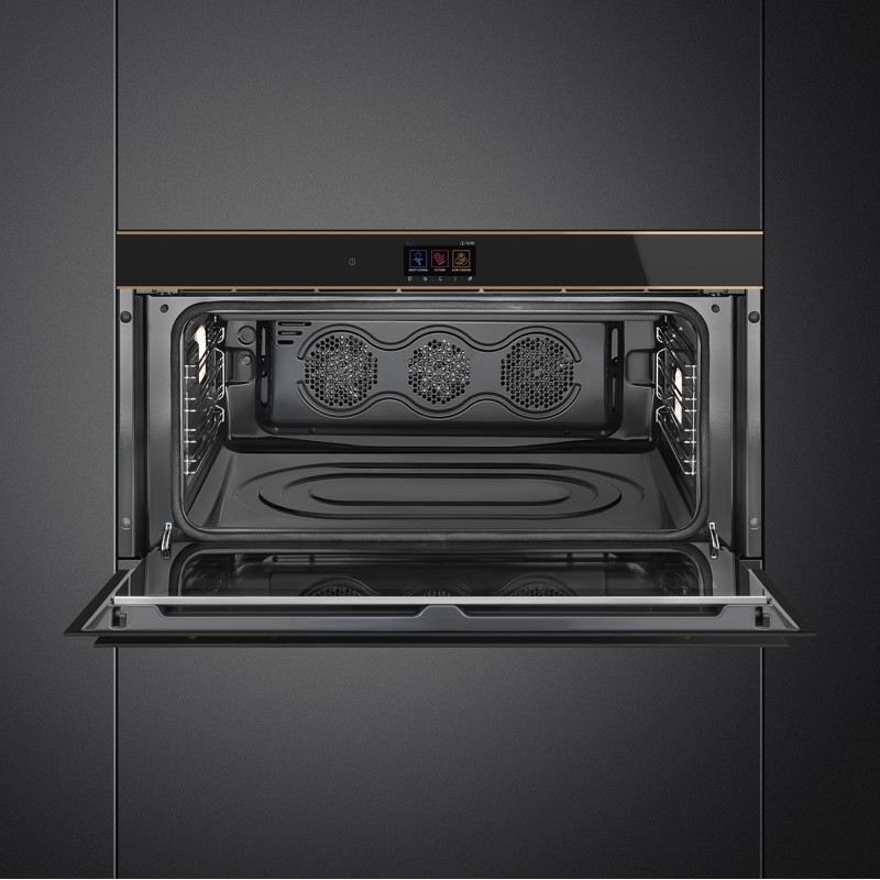 Horno Smeg SFPR9604TNR, Fondo reducido, 