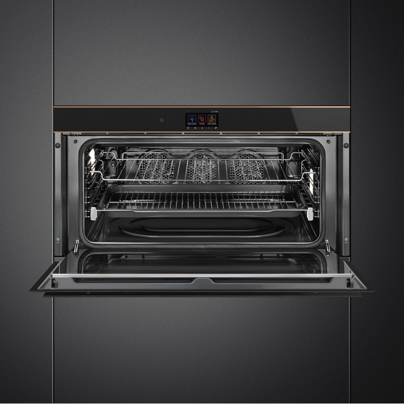 Horno Smeg SFPR9604TNR, Fondo reducido, 